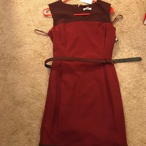 Burgundy dress from New York & Company. NWT